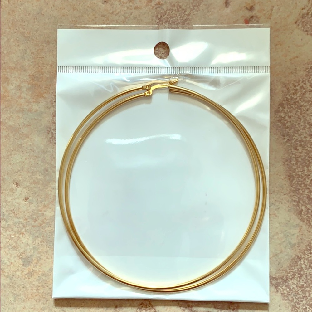 3/$10 Large hoop earrings
